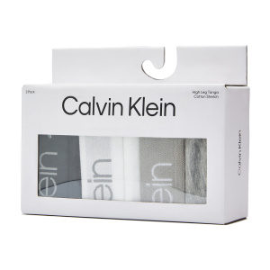 Женское нижнее белье Calvin Klein 3 Pack HIGH LEG TANGA