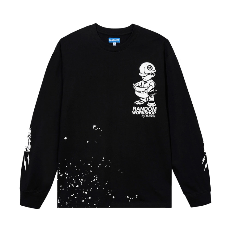 Мужская футболка MARKET Plan Check Longsleeve T-Shirt