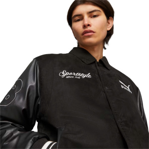 Мужская куртка PUMA TEAM Varsity Jacket PUMA Black