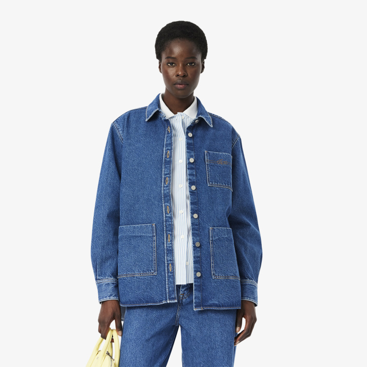 Женская рубашка Lacoste DENIM JACKET