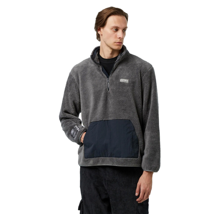 Мужская толстовка UNITED 4 SHERPA HALF ZIP HOODIE