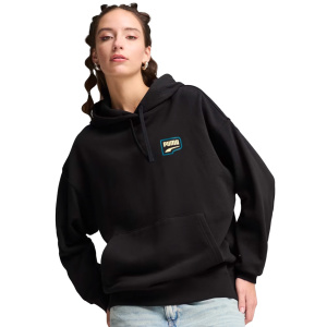 Женская толстовка PUMA DOWNTOWN OVERSIZED GRAPHIC HOODIE TR