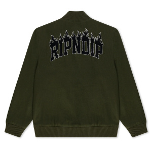 Мужская куртка RIPNDIP FIRE SPIRIT VARSITY JACKET