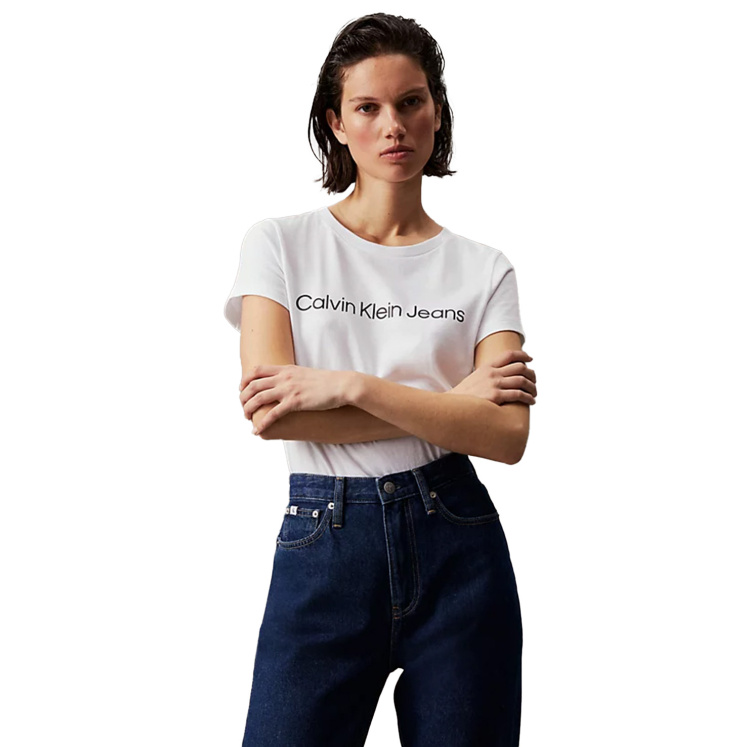Женская футболка Calvin Klein CORE INSTIT LOGO SLI