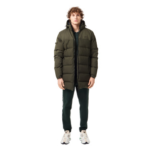 Мужская куртка Lacoste Стёганый пуховик с капюшоном