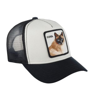 Кепка Goorin brothers WHITE BLACK KIND CAT