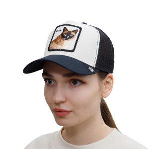 Кепка Goorin brothers WHITE BLACK KIND CAT