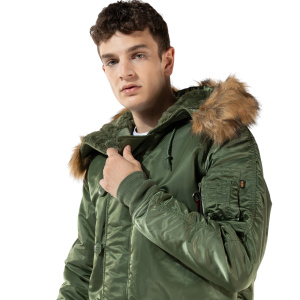 Мужская куртка Alpha Industries N-2B Short Waist Parka (HERITAGE)