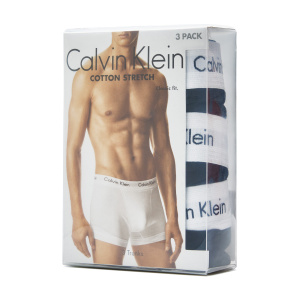 Мужское нижнее белье Calvin Klein 3 Pack Trunks  Cotton Stretch