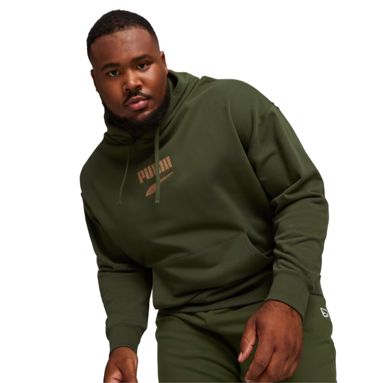 Мужская толстовка PUMA DOWNTOWN Logo Hoodie TR Myrtle