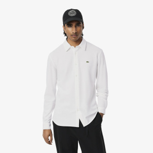 Мужская Мужская хлоповая рубашка Lacoste
