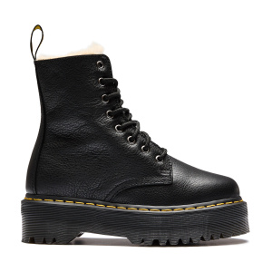Женские ботинки Dr. Martens Jadon FL Black Pisa and Natural Em Toby