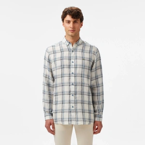 Мужская Мужская рубашка Lacoste из льна