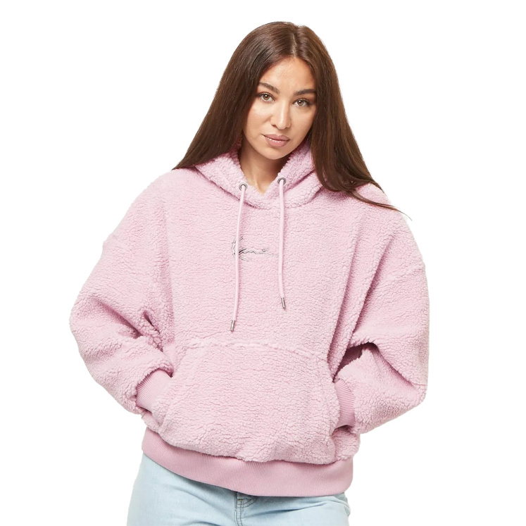 Женская толстовка Karl Kani Metal Signature Teddy Os Hoodie