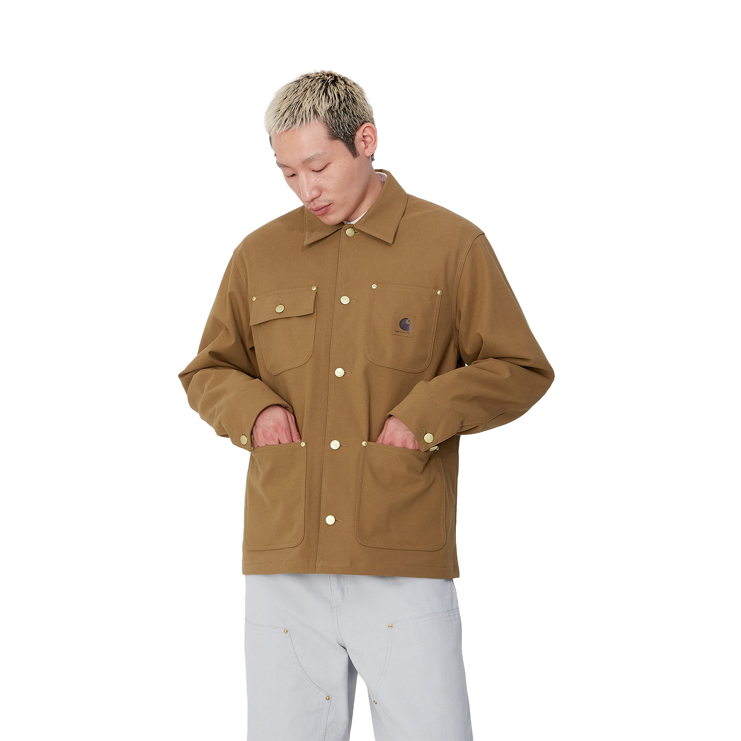 Мужская куртка Carhartt WIP Artificial Suede Michigan Coat, цвет