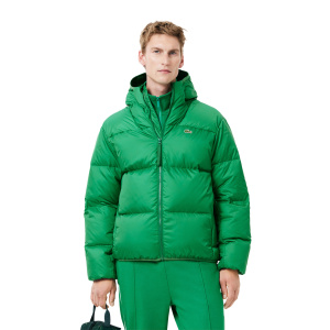 Мужская куртка Lacoste Влагоотталкивающий и ветроустойчивый пуховик с капюшоном