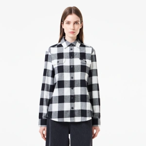 Женская Женская хлопковая рубашка Lacoste в клетку