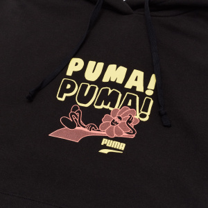 Женская толстовка PUMA Downtown Oversized Graphic Hoodie TR