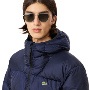 Мужская куртка Lacoste Влагоотталкивающий и ветроустойчивый пуховик с капюшоном