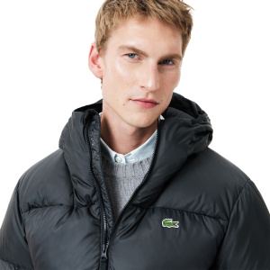 Мужская куртка Lacoste Влагоотталкивающий и ветроустойчивый пуховик с капюшоном