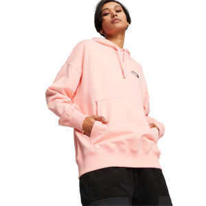Женская толстовка PUMA DOWNTOWN Oversized Graphic Hoodie TR Pea