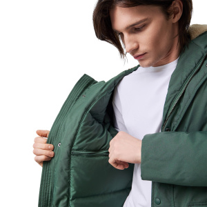 Мужская куртка Lacoste Утеплённая парка с капюшоном