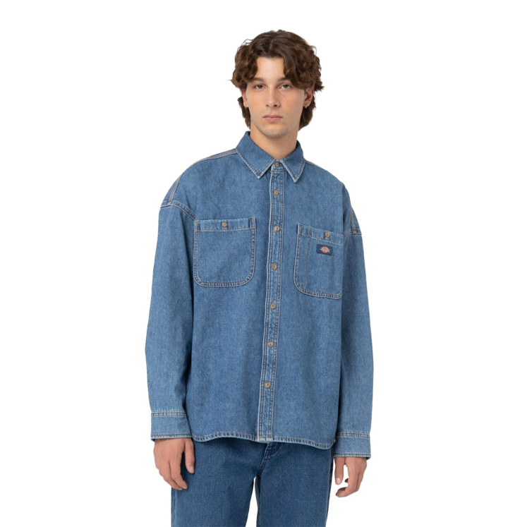 Мужская рубашка Dickies Houston Denim Shirt