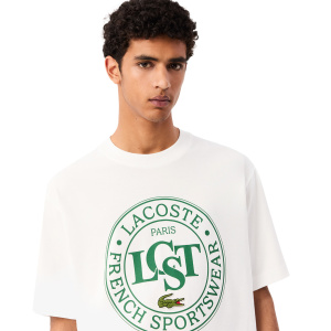 Мужская Lacoste Футболка с принтом