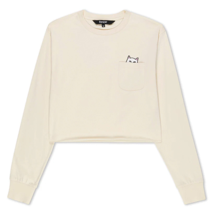 Женский лонгслив RIPNDIP LORD NERMAL CROPPED LONG SLEEVE POCKET TEE