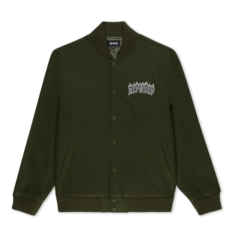 Мужская куртка RIPNDIP FIRE SPIRIT VARSITY JACKET