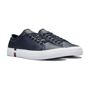 Мужские кеды Tommy Hilfiger FLAG ACCENT LEATHER SNEAKER