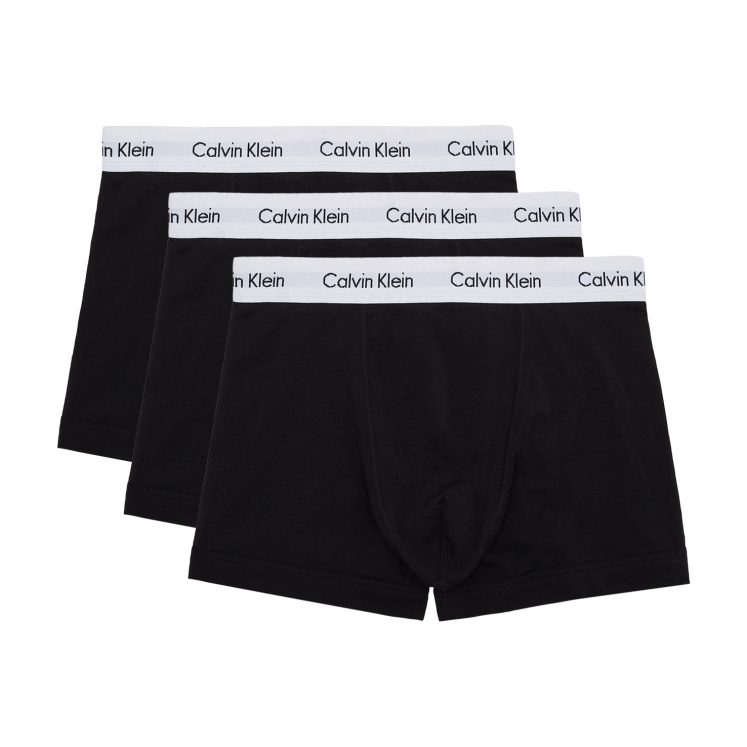 Мужское нижнее белье Calvin Klein 3 Pack Trunks  Cotton Stretch