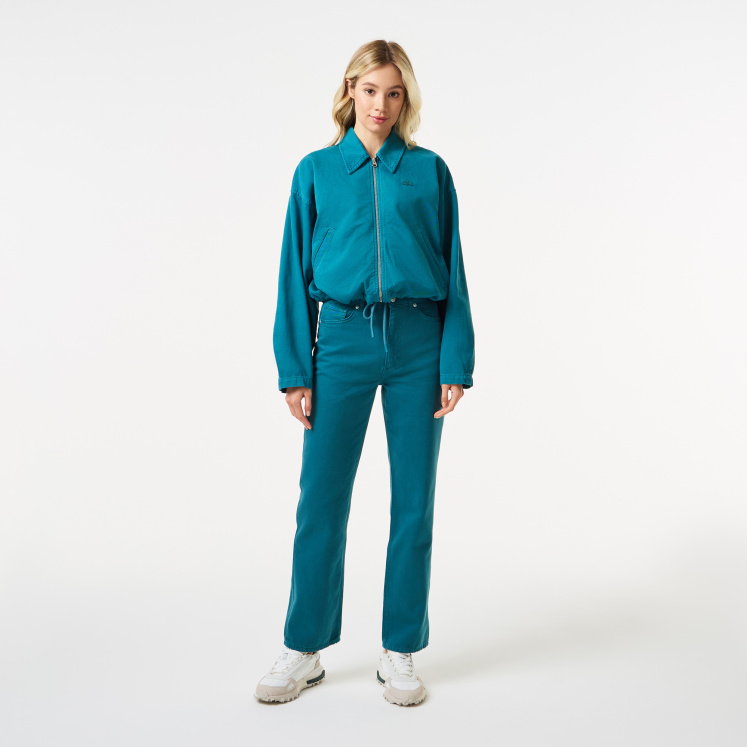 Женские Женские прямые джинсы Lacoste из экологиески чистого хлопка