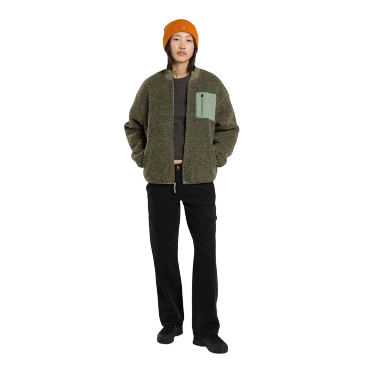 Женский бомбер Dickies CENTRAL SHERPA BOMBER