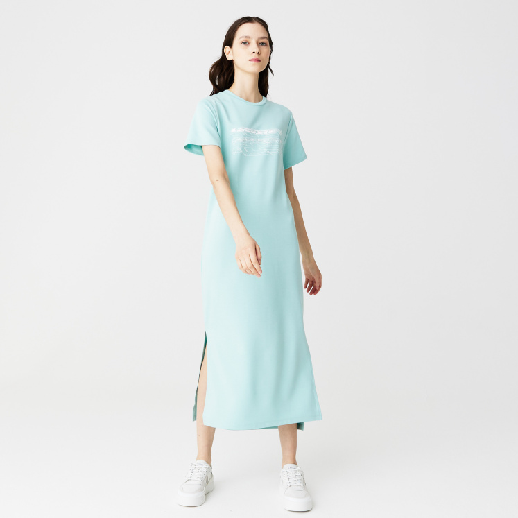 Женское Женское платье Lacoste с вырезом