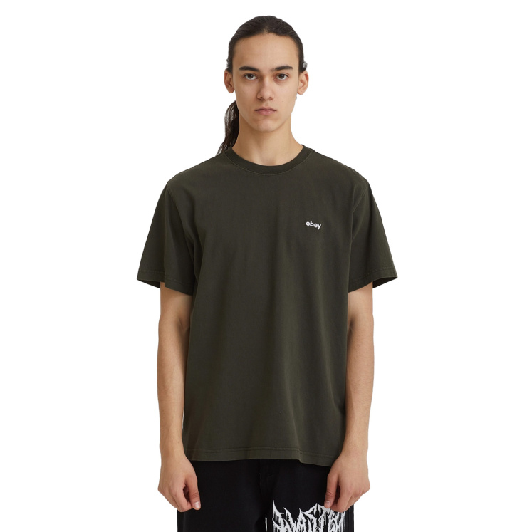 Мужская футболка OBEY LOWERCASE PIGMENT TEE SS