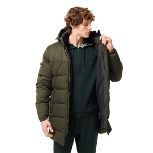 Мужская куртка Lacoste Стёганый пуховик с капюшоном