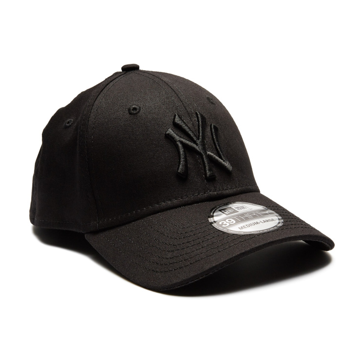 Кепка New Era 39THIRTY LEAGUE BASIC NEYYAN BLACK/BLACK Adult cap