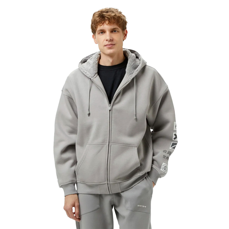 Мужская толстовка UNITED 4 SHERPA FULL ZIP SWEATSHIRT