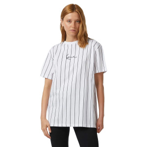 Женская футболка Karl Kani SMALL SIGNATURE ESSENTIAL PINSTRIPE OS TEE