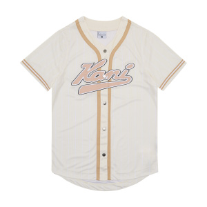 Женская рубашка Karl Kani VARSITY PINSTRIPE BASEBALL SHIRT