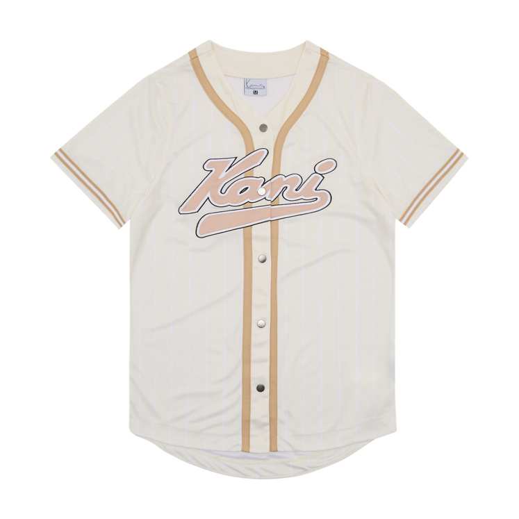 Женская рубашка Karl Kani VARSITY PINSTRIPE BASEBALL SHIRT