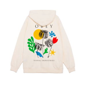 Мужская толстовка OBEY FLOWERS PAPERS SCISSORS HEAVYWEIGHT PULLOVER