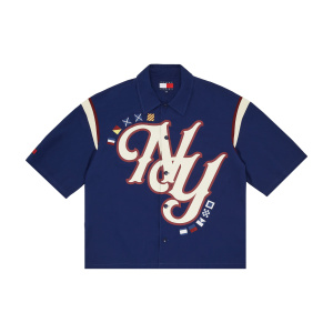 Мужская рубашка Tommy Jeans CHECKERBOARD SHORT SLEEVE TWILL SHIRT