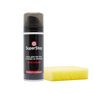 Средство по уходу SuperStep Пена для чистки и ухода за обувью