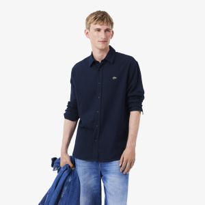 Мужская Мужская хлопковая рубашка Lacoste