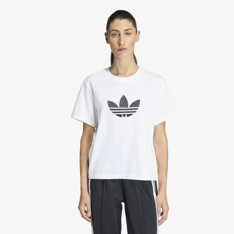 Женская футболка adidas TREFOIL BOXY