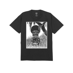 Мужская футболка OBEY HERE LIES THE EARTH