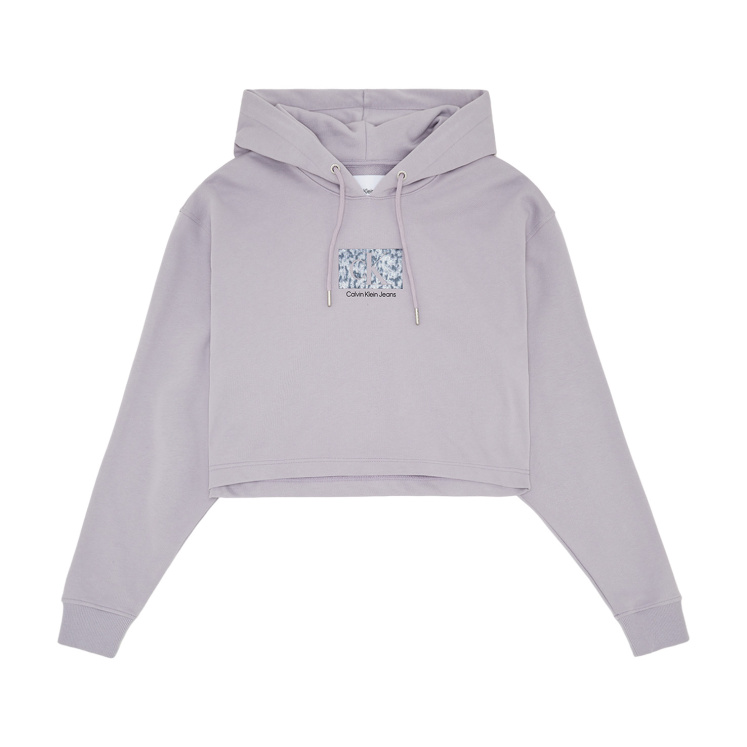 Женская толстовка Calvin Klein PRINTED BOX CROPPED