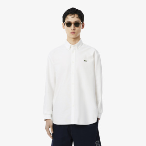 Мужская Мужская хлопковая рубашка Lacoste